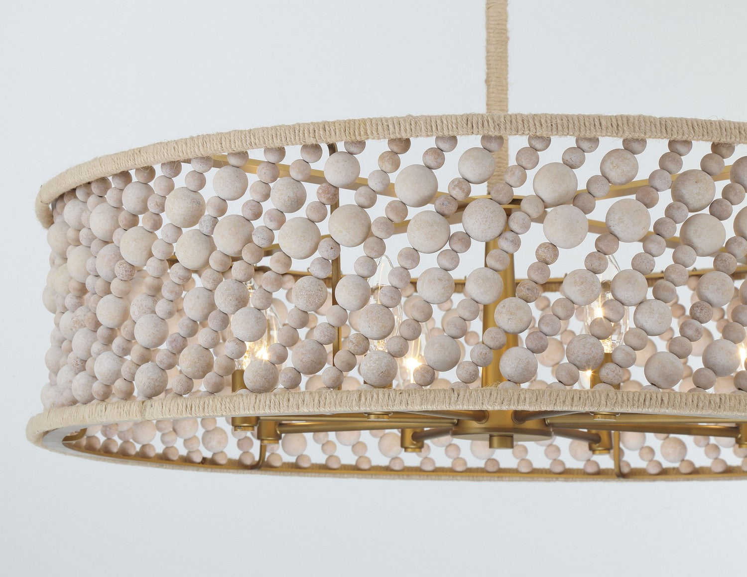Minka-Lavery - 3646-870 - Eight Light Pendant - Horsmore - Painted Legacy Brass