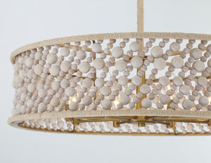 Minka-Lavery - 3646-870 - Eight Light Pendant - Horsmore - Painted Legacy Brass