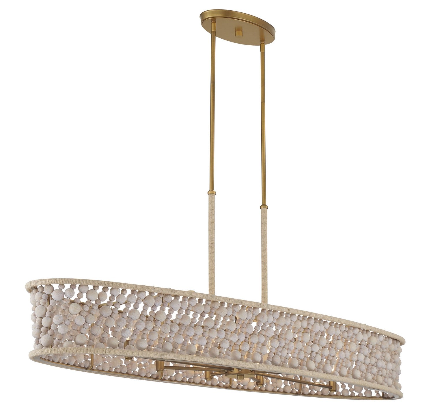 Minka-Lavery - 3647-870 - Eight Light Island Pendant - Horsmore - Painted Legacy Brass