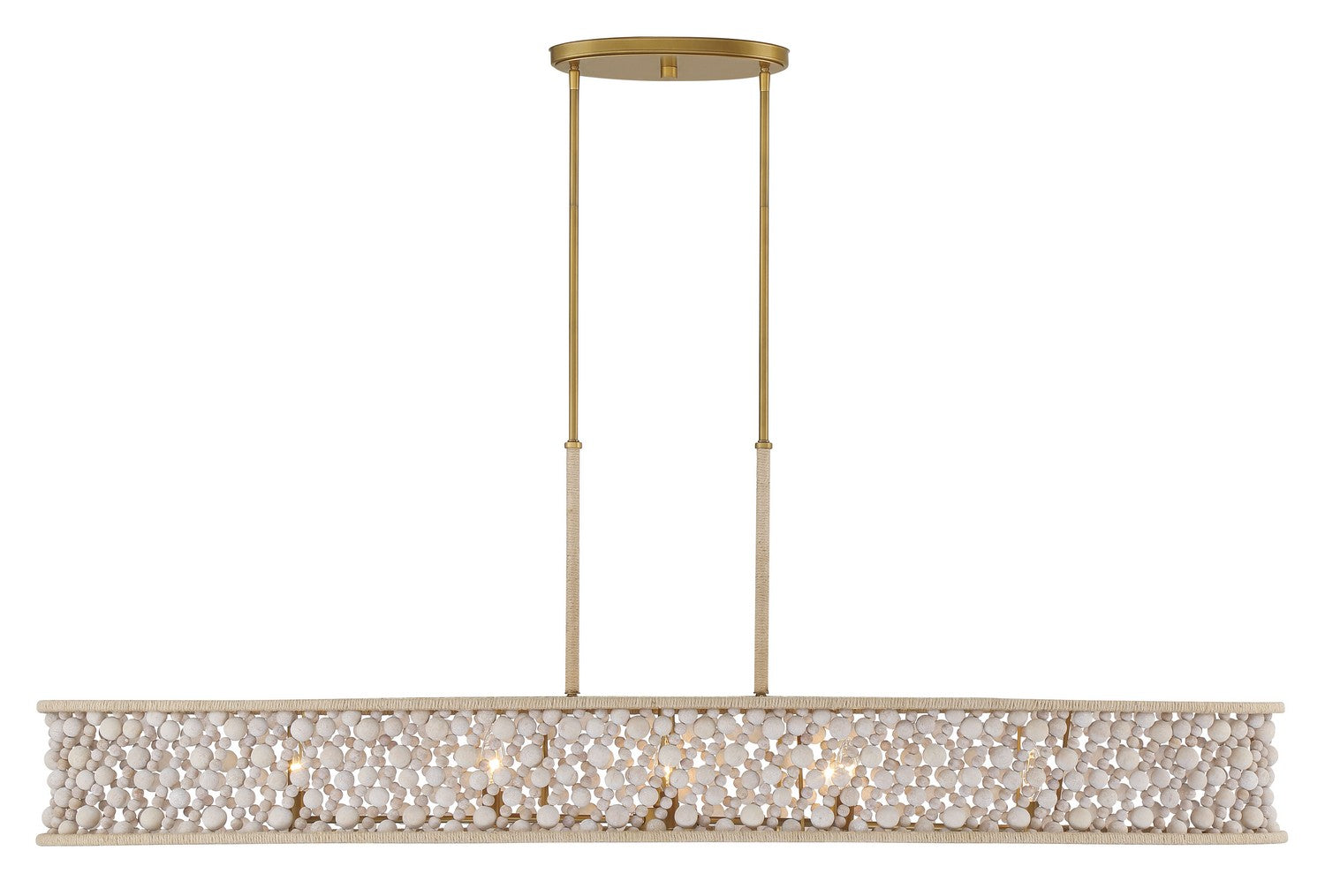 Minka-Lavery - 3647-870 - Eight Light Island Pendant - Horsmore - Painted Legacy Brass