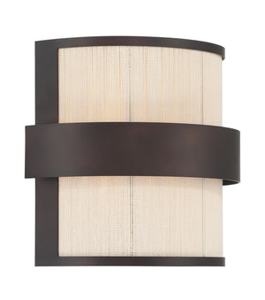 Minka-Lavery - 3682-886 - Two Light Wall Sconce - Harbor Wrap - Dark Bronze