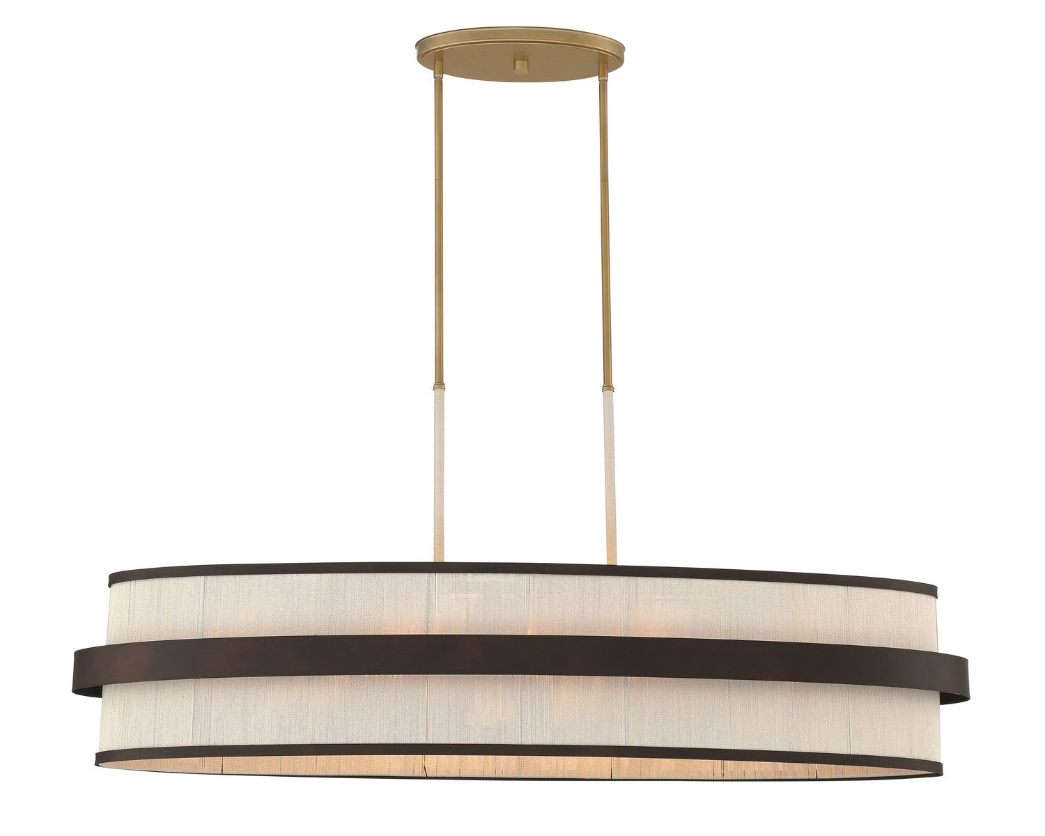 Minka-Lavery - 3687-886 - Eight Light Island Pendant - Harbor Wrap - Dark Bronze