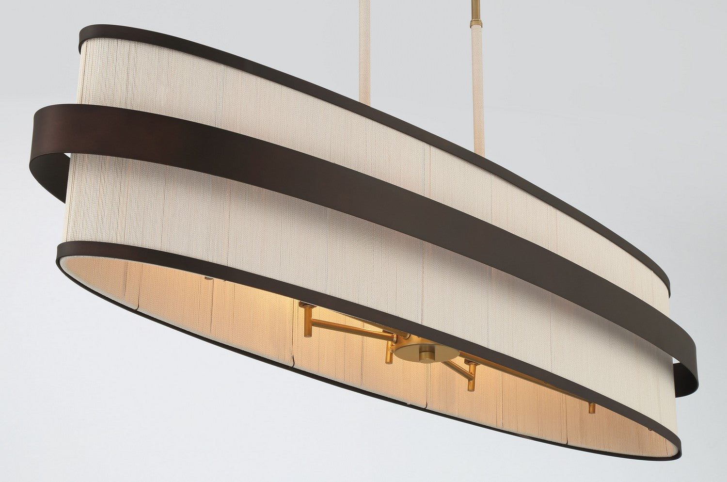 Minka-Lavery - 3687-886 - Eight Light Island Pendant - Harbor Wrap - Dark Bronze