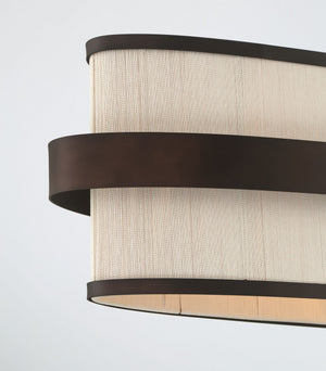 Minka-Lavery - 3687-886 - Eight Light Island Pendant - Harbor Wrap - Dark Bronze