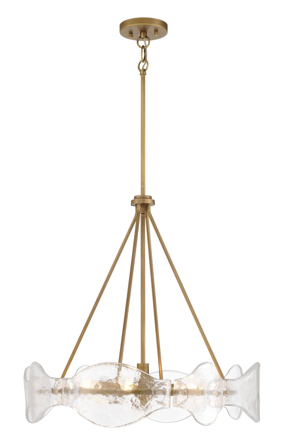 Minka-Lavery - 3695-732 - Six Light Pendant - Elora - Legacy Brass