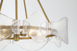 Minka-Lavery - 3695-732 - Six Light Pendant - Elora - Legacy Brass