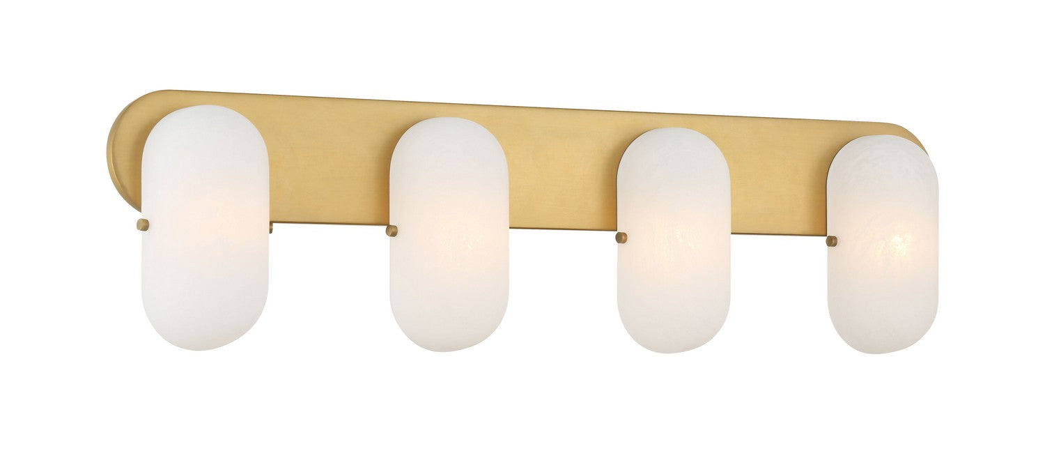 Minka-Lavery - 3704-732 - Four Light Vanity - Heathcote - Legacy Brass