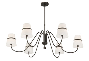 Minka-Lavery - 3736-872 - Six Light Chandelier - Althia - Textured Dark Bronze
