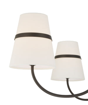 Minka-Lavery - 3736-872 - Six Light Chandelier - Althia - Textured Dark Bronze