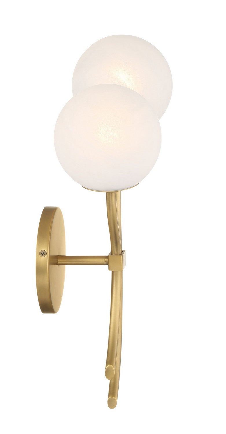 Minka-Lavery - 3742-732 - Two Light Wall Sconce - Curven - Legacy Brass