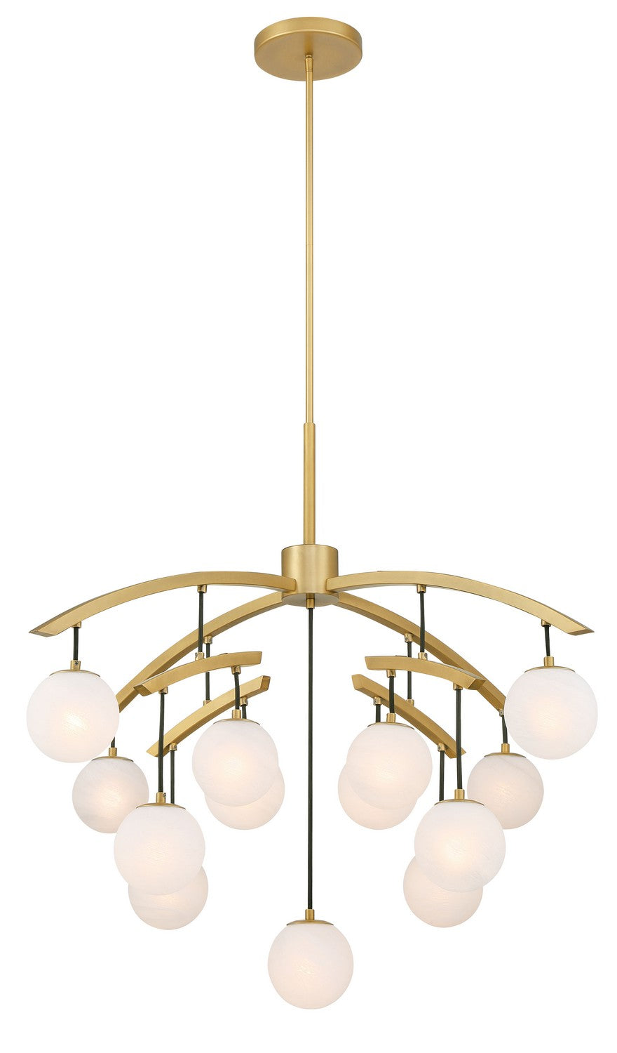 Minka-Lavery - 3748-732 - 13 Light Chandelier - Curven - Legacy Brass