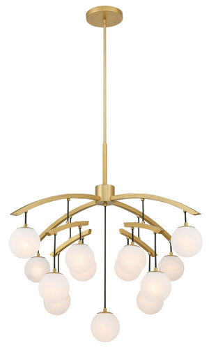 Minka-Lavery - 3748-732 - 13 Light Chandelier - Curven - Legacy Brass