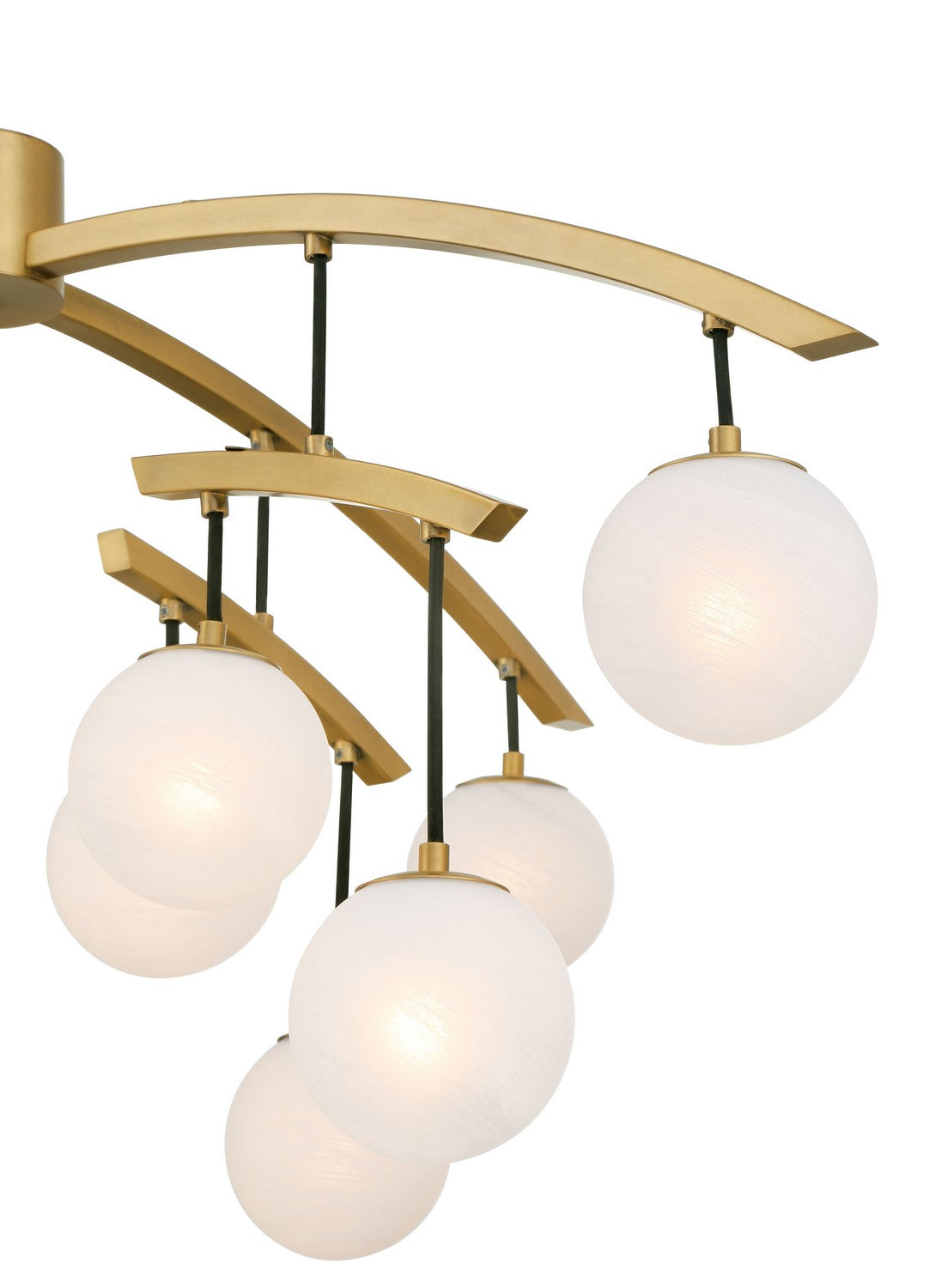 Minka-Lavery - 3748-732 - 13 Light Chandelier - Curven - Legacy Brass