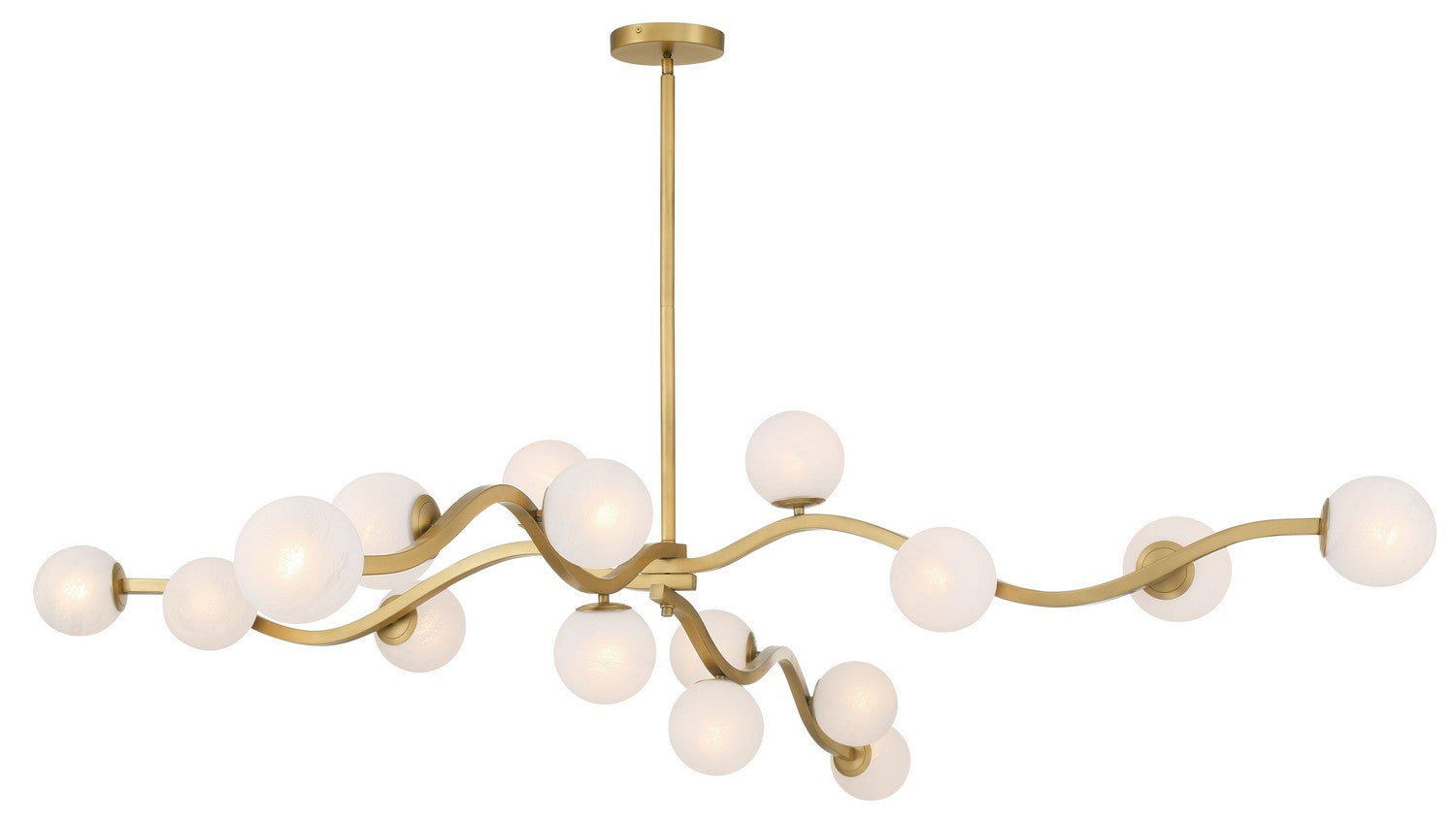 Minka-Lavery - 3749-732 - 16 Light Chandelier - Curven - Legacy Brass