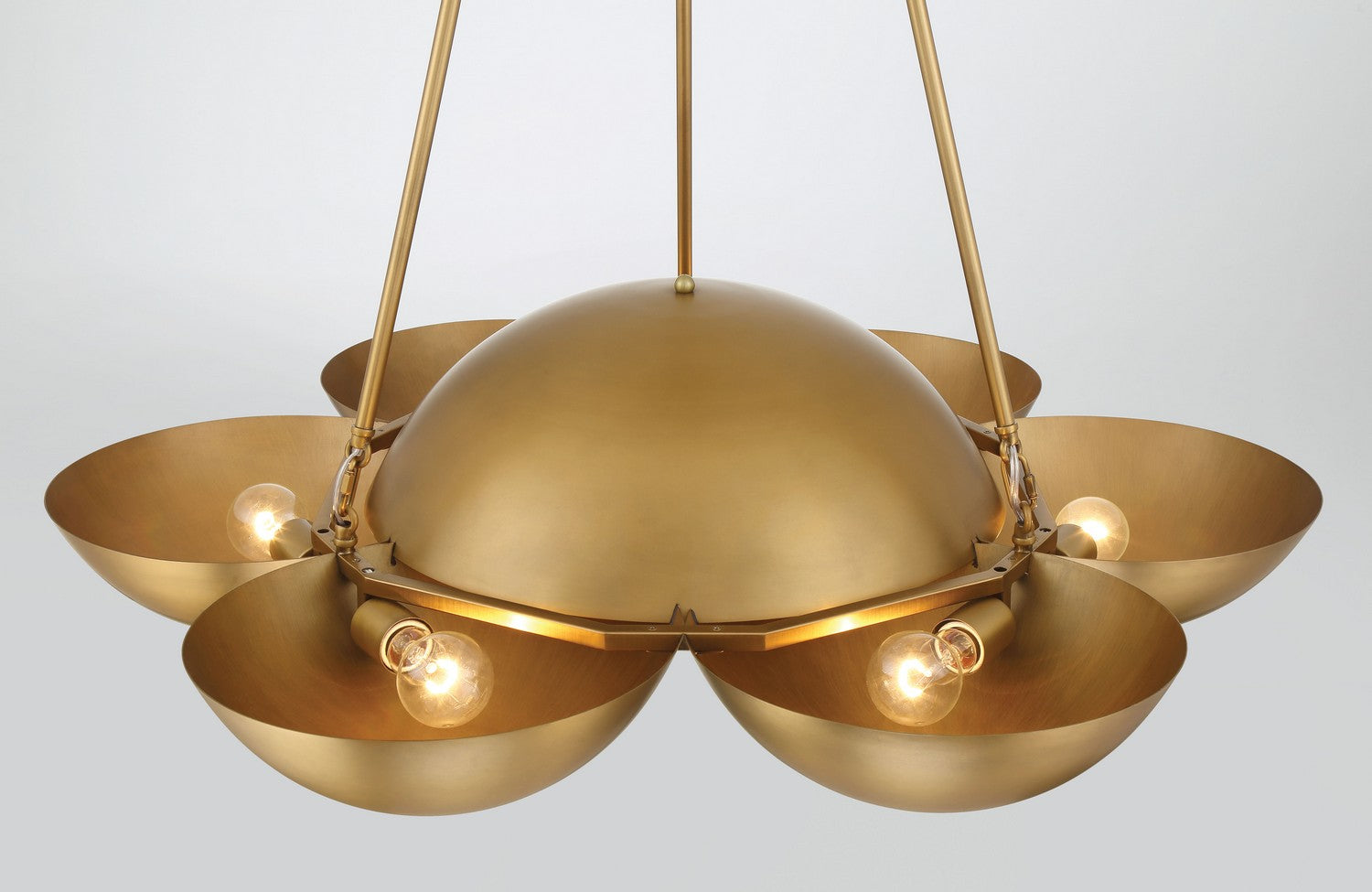 Minka-Lavery - 3756-732 - Six Light Chandelier - Ivy Lane - Legacy Brass