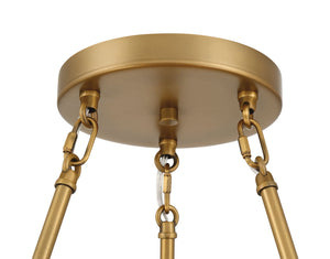Minka-Lavery - 3756-732 - Six Light Chandelier - Ivy Lane - Legacy Brass