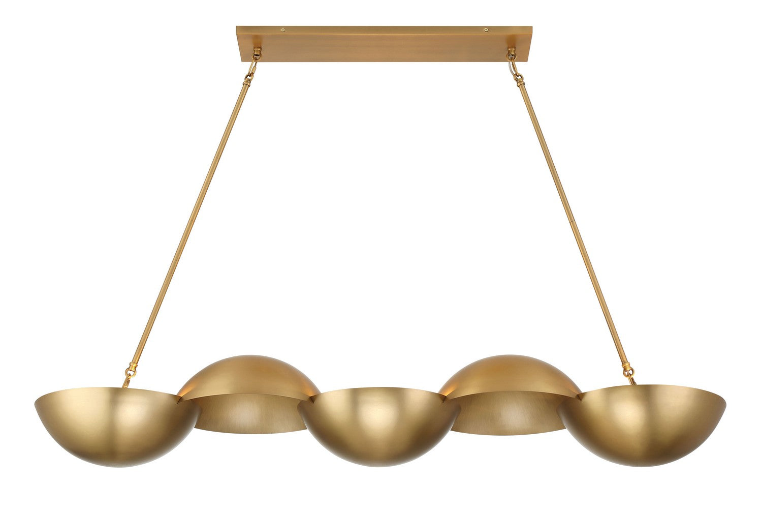 Minka-Lavery - 3757-732 - Six Light Island Pendant - Ivy Lane - Legacy Brass