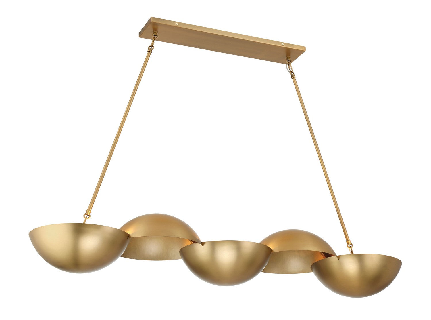 Minka-Lavery - 3757-732 - Six Light Island Pendant - Ivy Lane - Legacy Brass