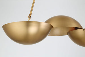 Minka-Lavery - 3757-732 - Six Light Island Pendant - Ivy Lane - Legacy Brass