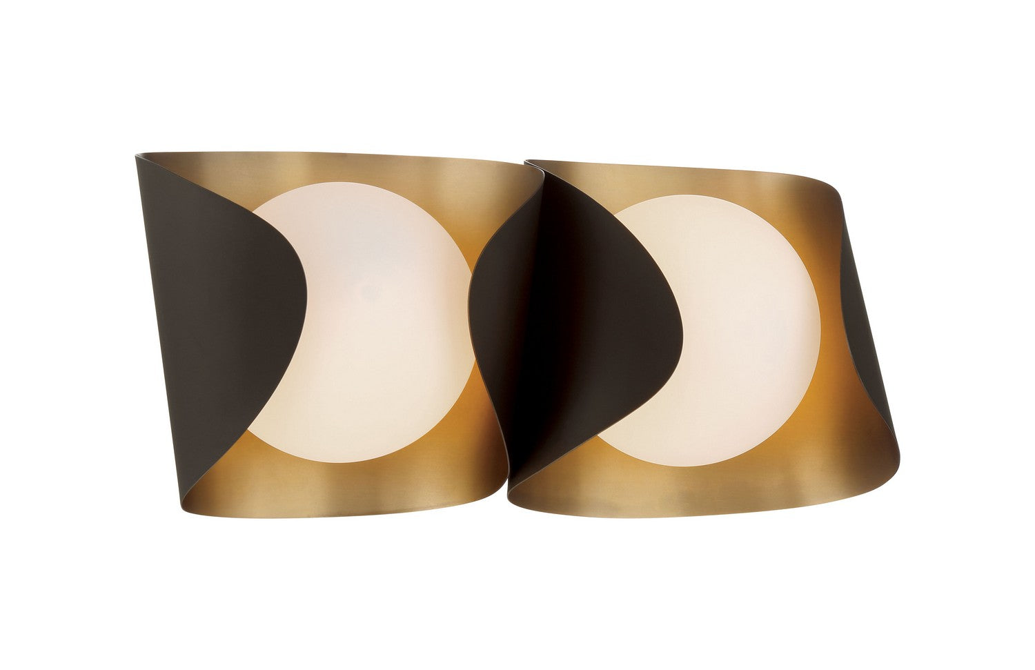 Minka-Lavery - 3772-855 - Two Light Vanity - Flare - Dark Bronze