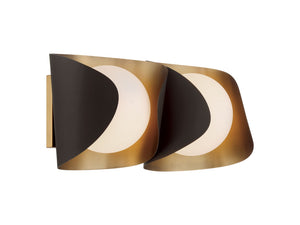 Minka-Lavery - 3772-855 - Two Light Vanity - Flare - Dark Bronze