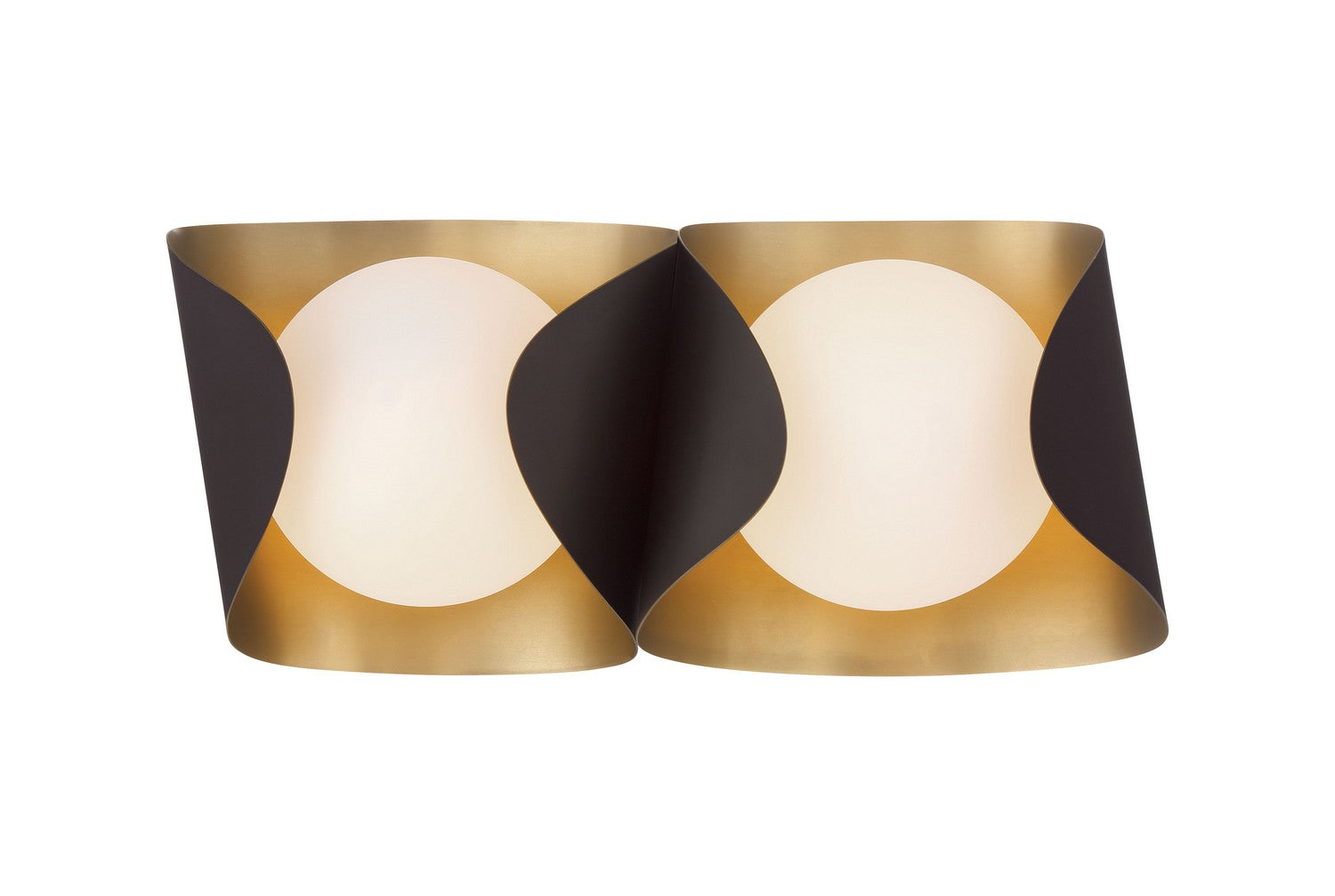 Minka-Lavery - 3772-855 - Two Light Vanity - Flare - Dark Bronze