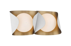 Minka-Lavery - 3772-893 - Two Light Vanity - Flare - Sand White