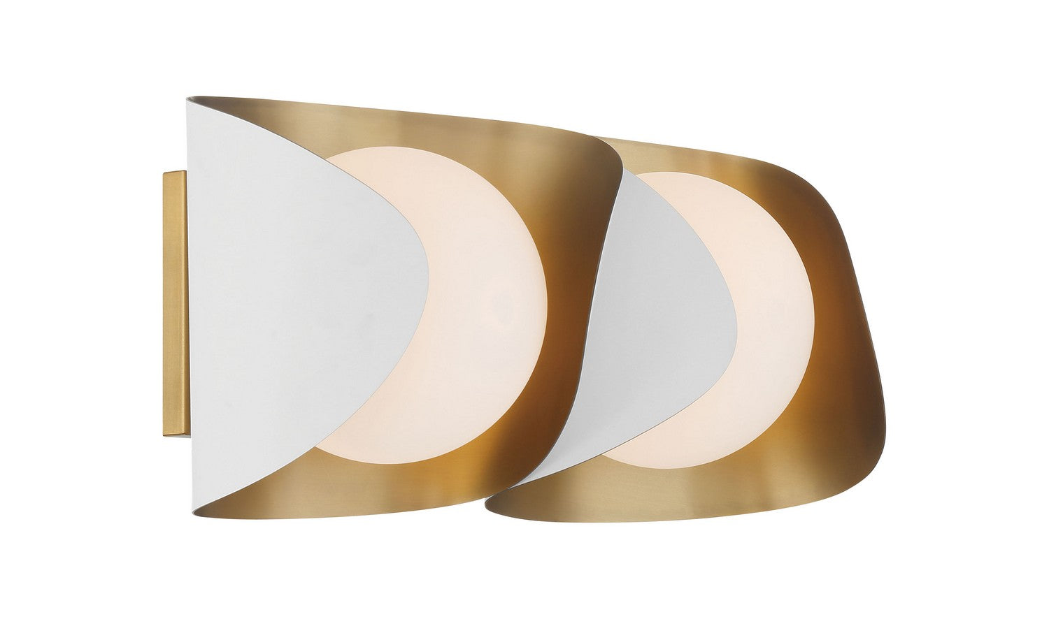 Minka-Lavery - 3772-893 - Two Light Vanity - Flare - Sand White