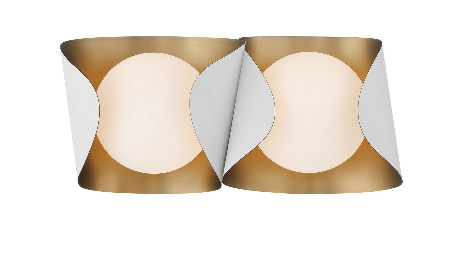 Minka-Lavery - 3772-893 - Two Light Vanity - Flare - Sand White