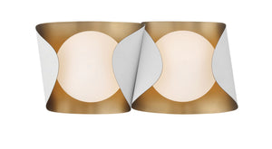 Minka-Lavery - 3772-893 - Two Light Vanity - Flare - Sand White