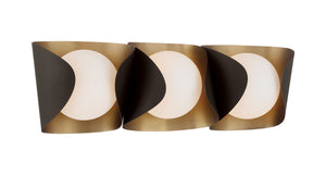 Minka-Lavery - 3773-855 - Three Light Vanity - Flare - Dark Bronze