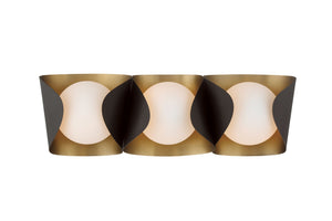 Minka-Lavery - 3773-855 - Three Light Vanity - Flare - Dark Bronze