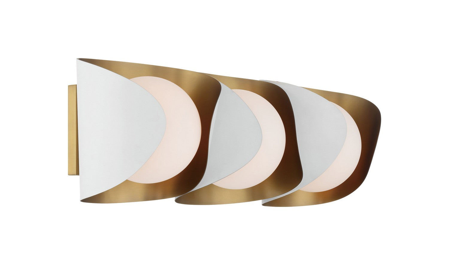 Minka-Lavery - 3773-893 - Three Light Vanity - Flare - Sand White