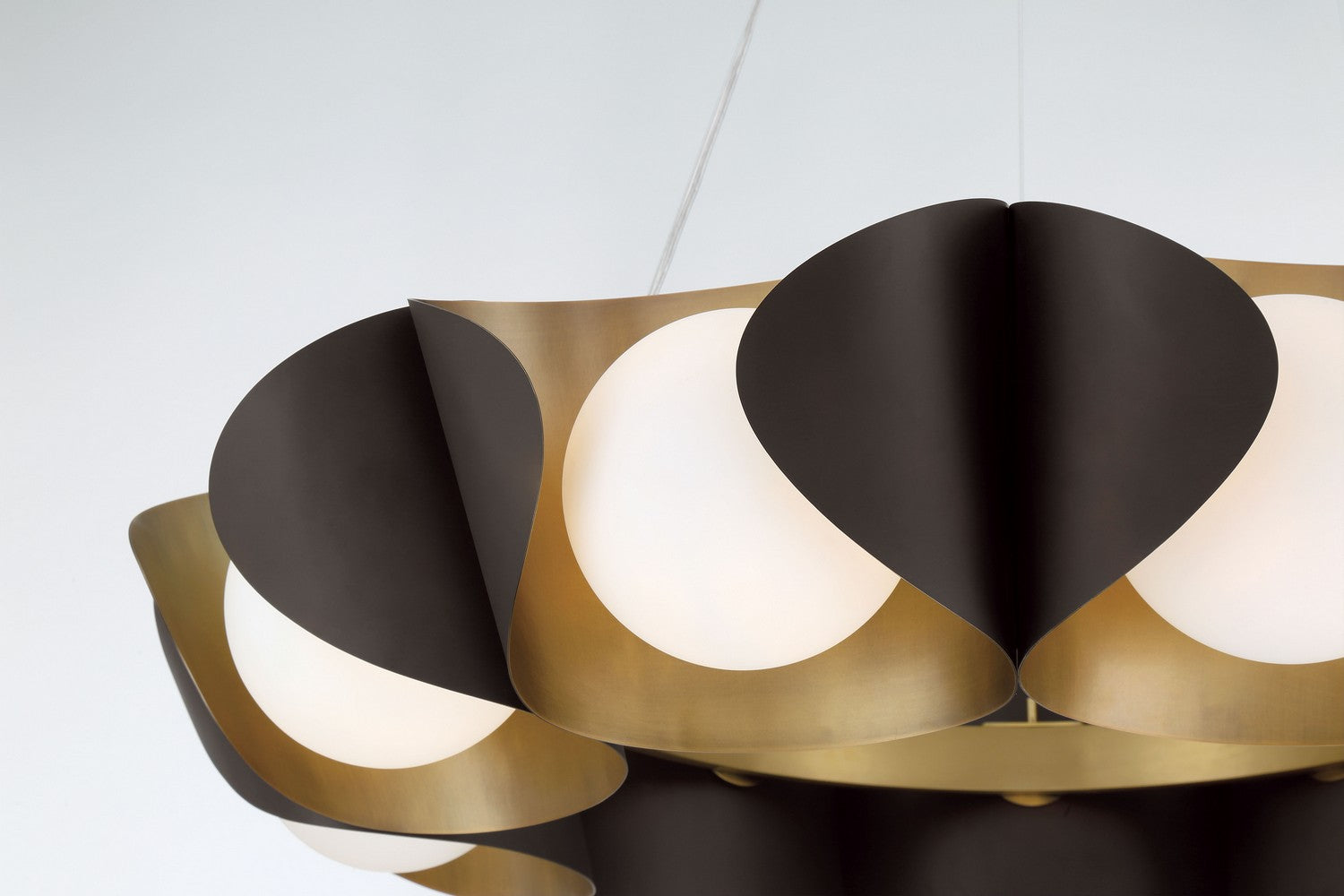 Minka-Lavery - 3779-855 - Nine Light Pendant - Flare - Dark Bronze