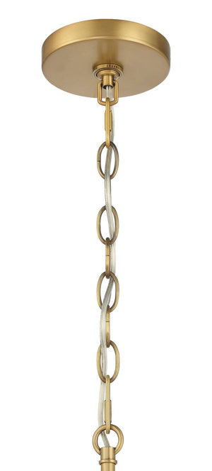 Minka-Lavery - 3786-732 - Six Light Pendant - Shimmer - Legacy Brass