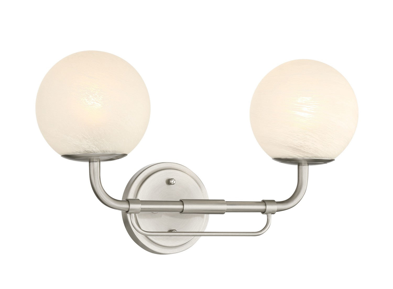 Minka-Lavery - 3792-84 - Two Light Vanity - Whitehall - Brushed Nickel