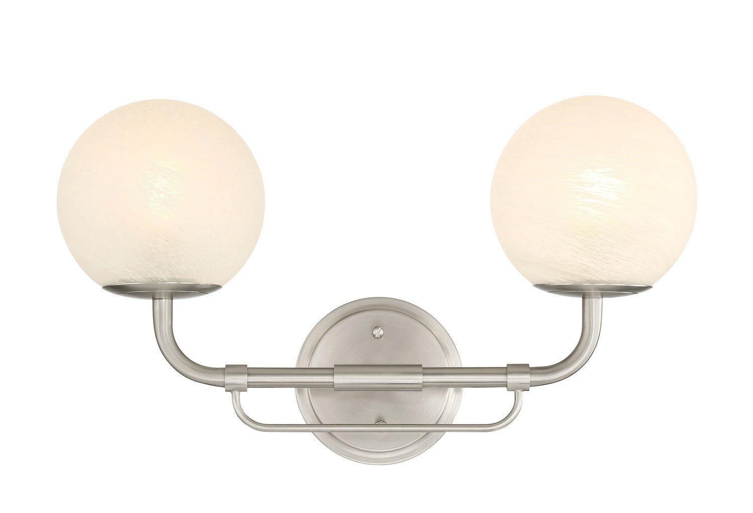 Minka-Lavery - 3792-84 - Two Light Vanity - Whitehall - Brushed Nickel