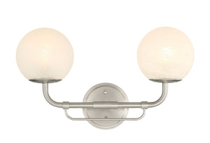 Minka-Lavery - 3792-84 - Two Light Vanity - Whitehall - Brushed Nickel