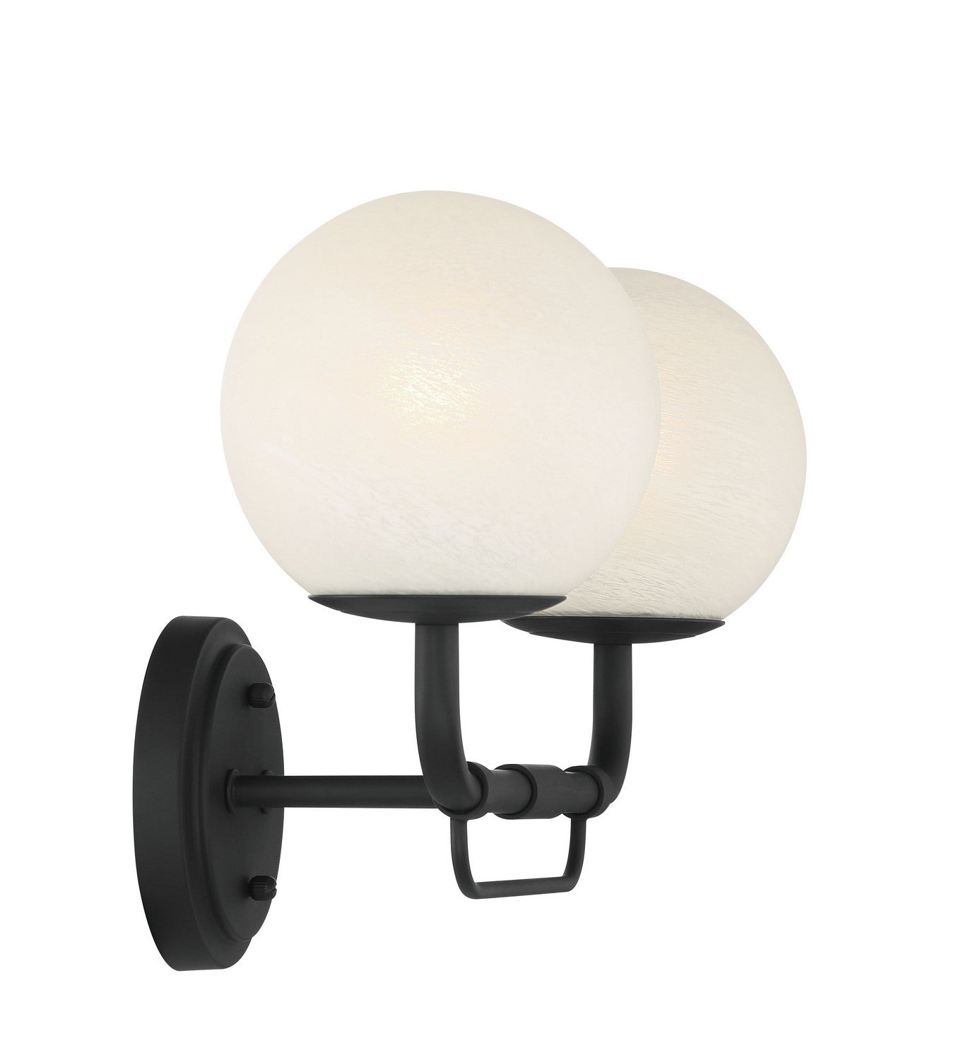 Minka-Lavery - 3792-899 - Two Light Vanity - Whitehall - Dark Matte Black