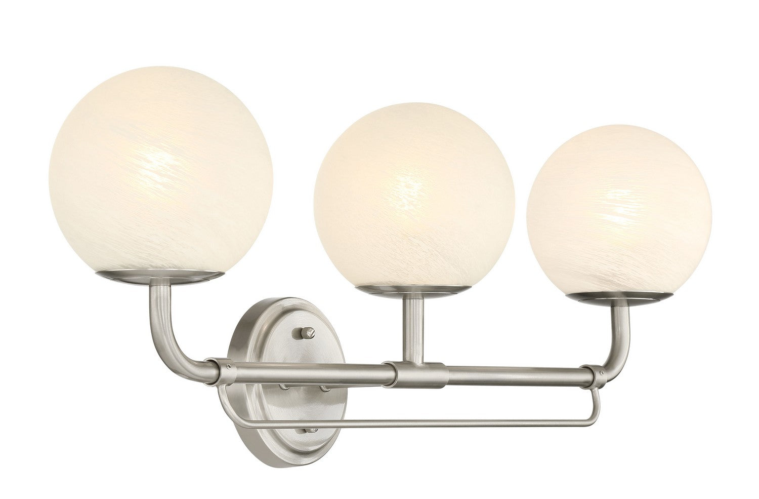 Minka-Lavery - 3793-84 - Three Light Vanity - Whitehall - Brushed Nickel