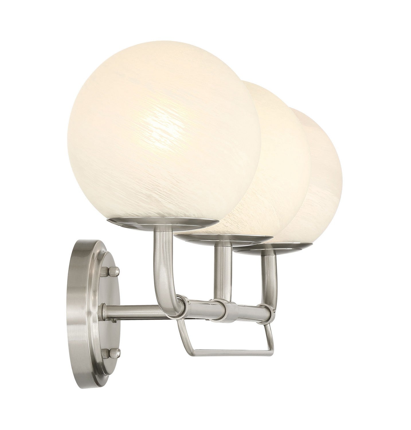 Minka-Lavery - 3793-84 - Three Light Vanity - Whitehall - Brushed Nickel