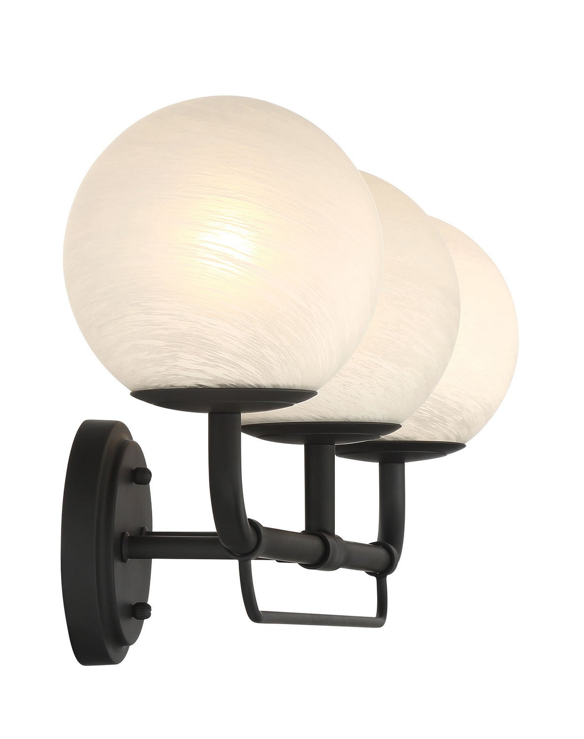 Minka-Lavery - 3793-899 - Three Light Vanity - Whitehall - Dark Matte Black