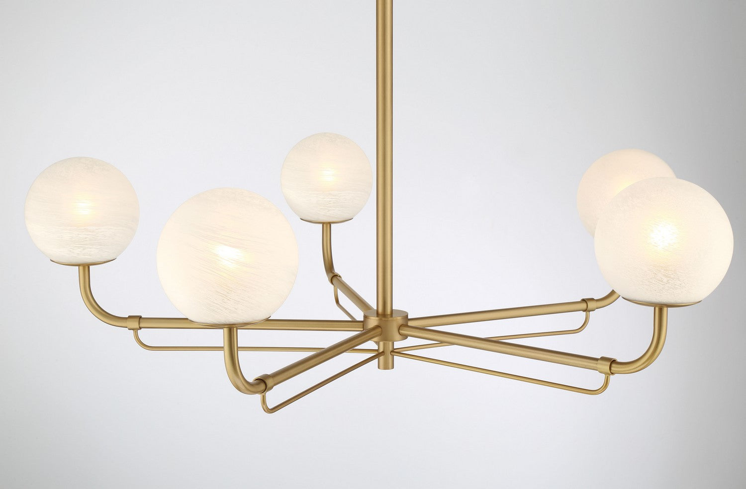 Minka-Lavery - 3795-732 - Five Light Chandelier - Whitehall - Legacy Brass