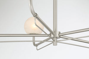 Minka-Lavery - 3795-84 - Five Light Chandelier - Whitehall - Brushed Nickel