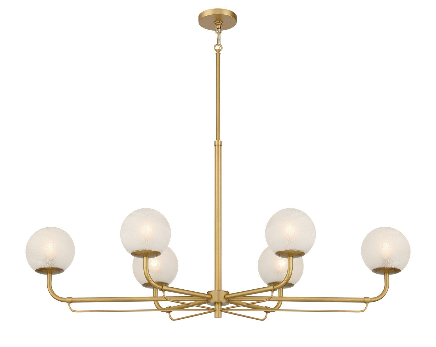 Minka-Lavery - 3796-732 - Six Light Island Pendant - Whitehall - Legacy Brass