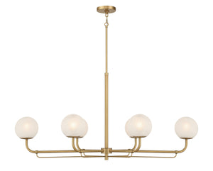Minka-Lavery - 3796-732 - Six Light Island Pendant - Whitehall - Legacy Brass