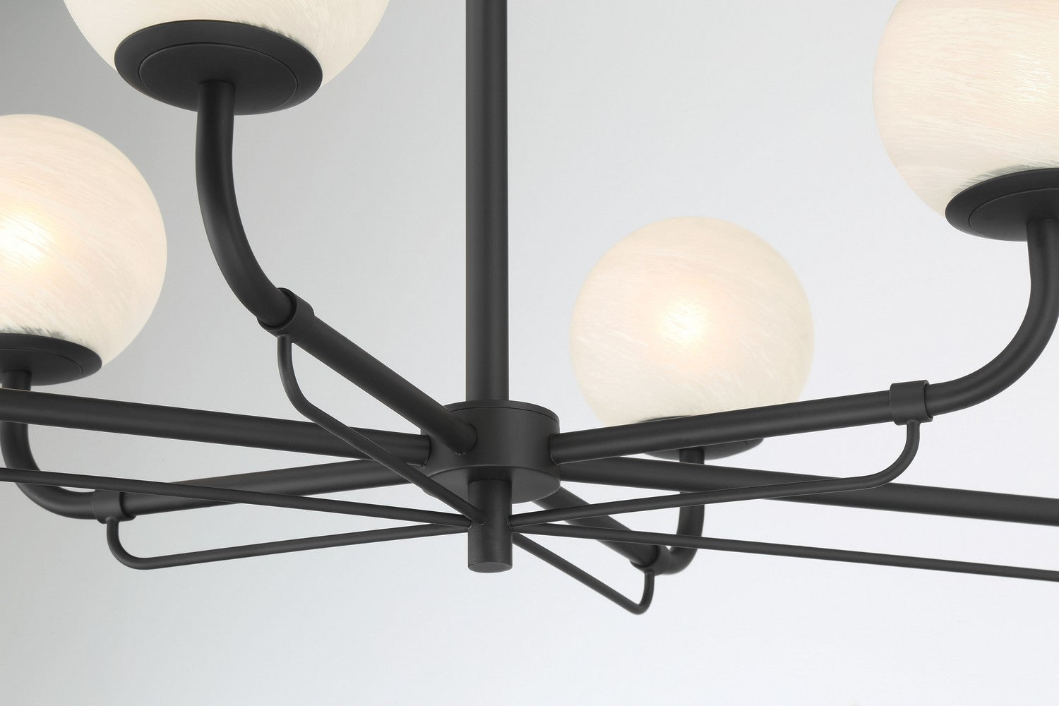 Minka-Lavery - 3796-899 - Six Light Island Pendant - Whitehall - Dark Matte Black