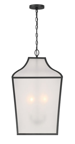 Minka-Lavery - 3804-899 - Four Light Pendant - Velena - Dark Matte Black