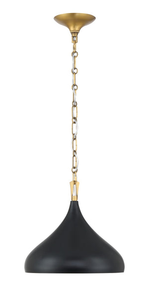 Minka-Lavery - 3931-876 - One Light Pendant - Cedar Lane - Dark Matte Black