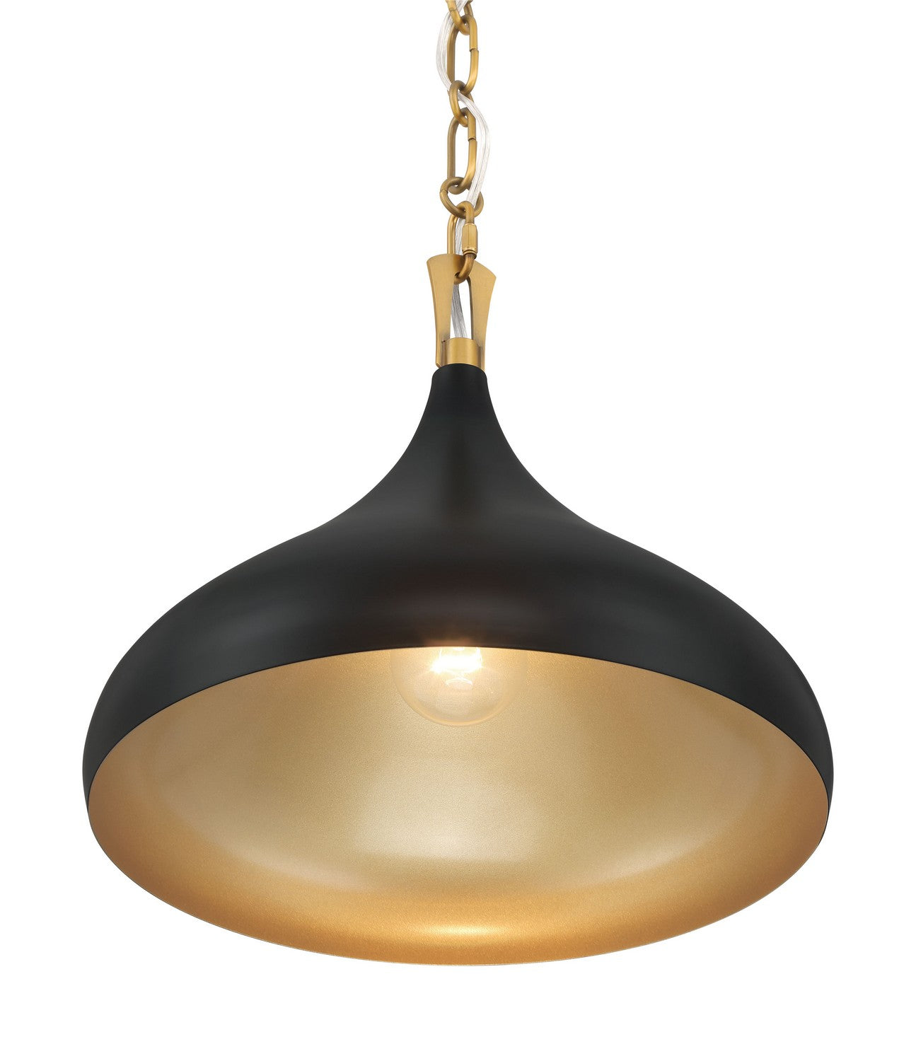 Minka-Lavery - 3931-876 - One Light Pendant - Cedar Lane - Dark Matte Black